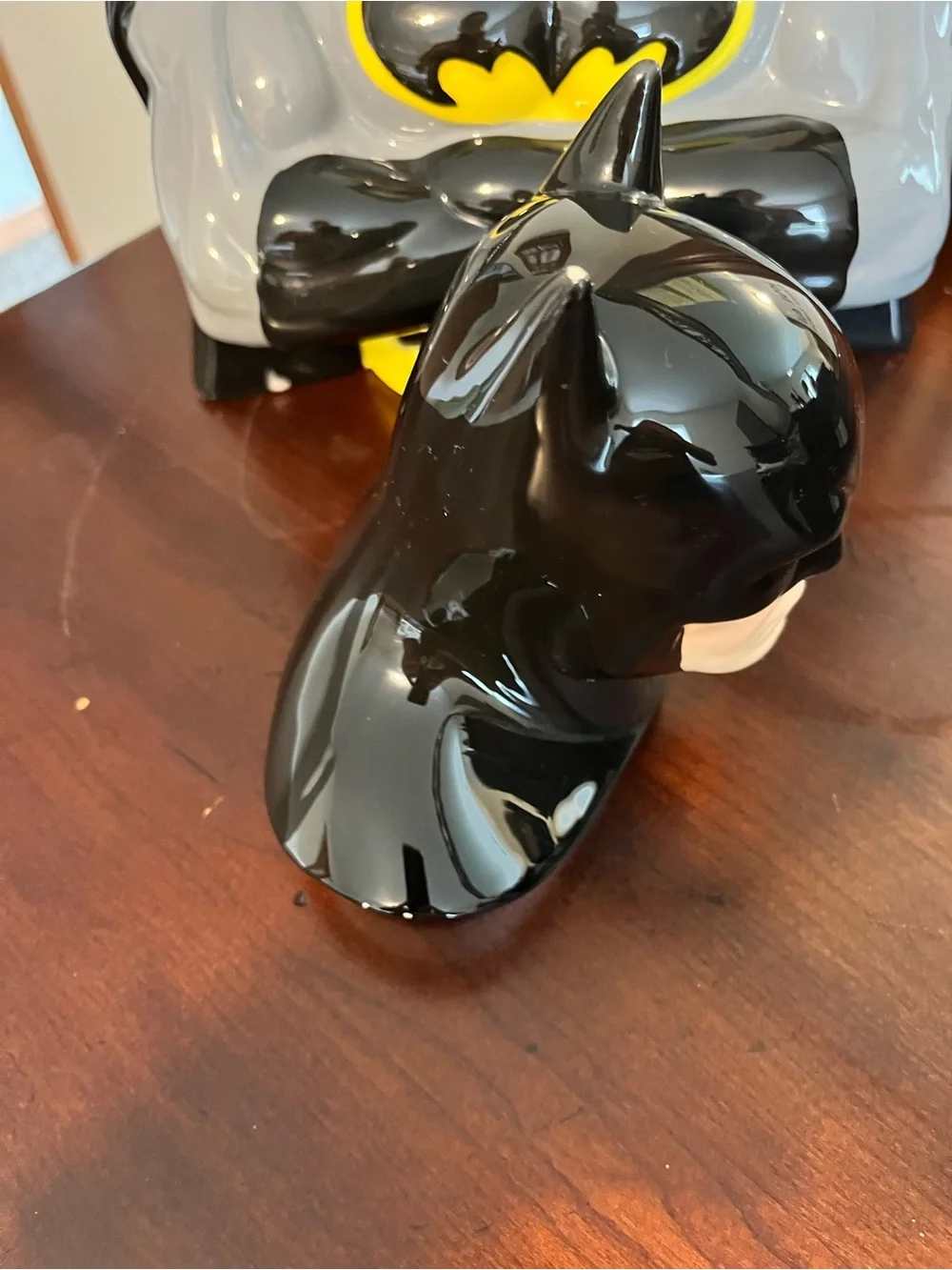 Batman Ceramic Cookie Jar - Black and Yellow